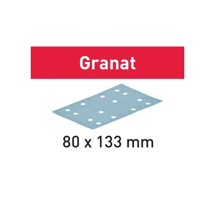 Festool Grit Abrasives STF 80x133 P240 GR/100 Granat