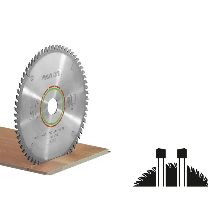 Festool 8-1/2 in High-Quality Carbide 60 Tooths Saw Blade
