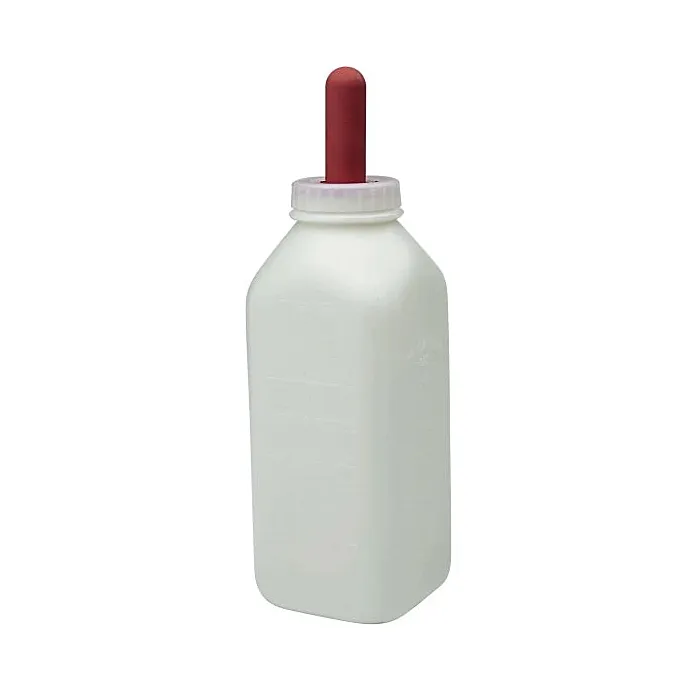 Little Giant Products 2 qt Size Polyethylene Plastic 4-1/4 in Square Nursing Bottle