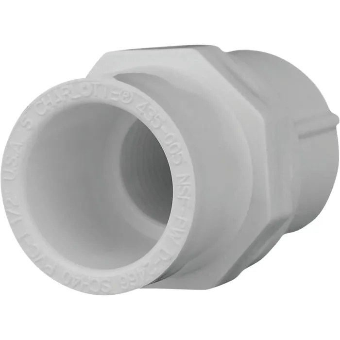 Charlotte Pipe Female Schedule 40 1/2 in. PVC Adapter