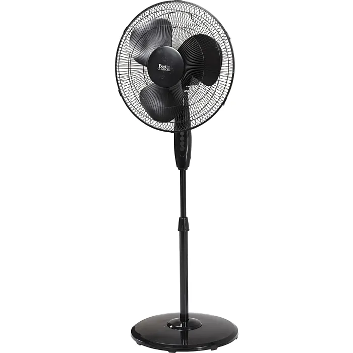 Denali Aire 3-Speed Oscillating Pedestal Fan (Black) 16 in.