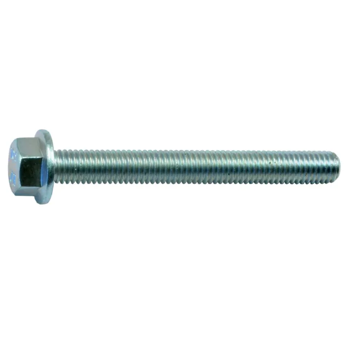 MIDWEST FASTENER 8 mm - 1.25 x 70 mm Flange Bolt, Coarse Thread, Plain