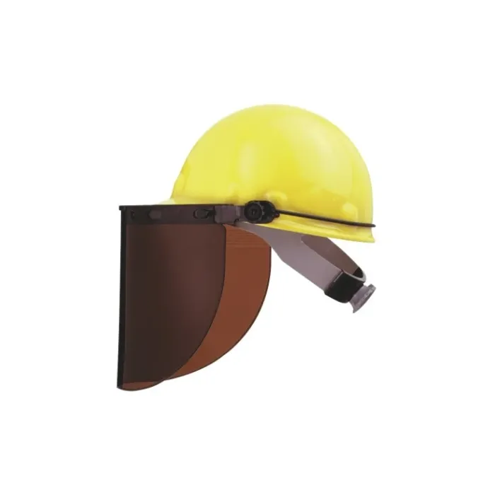 Fibre-Metal® by Honeywell 0.271 in L x 0.196 in W x 0.143 in H Plastic Gray Dielectric Insulating Faceshield Hat Adapter