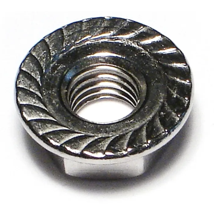 Flange Nut (Stainless Steel) 1/4"-28