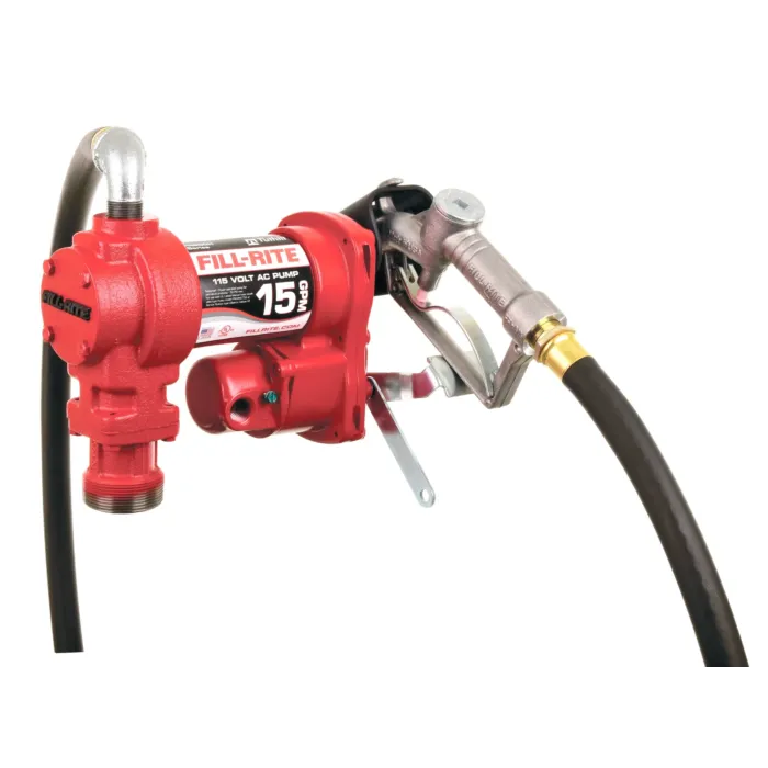Fill-Rite Heavy Duty Fuel Transfer Pump w/ Manual Nozzle - 15 GPM, 120V