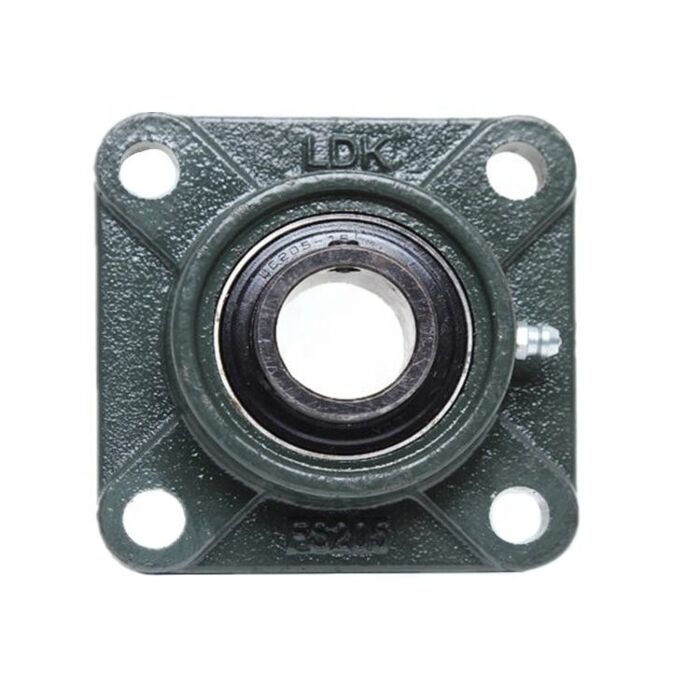 KML 1/2 in 3-5/8 in 9/16 in 4-Bolt Normal Duty Flange Housing with Set Screw Locking