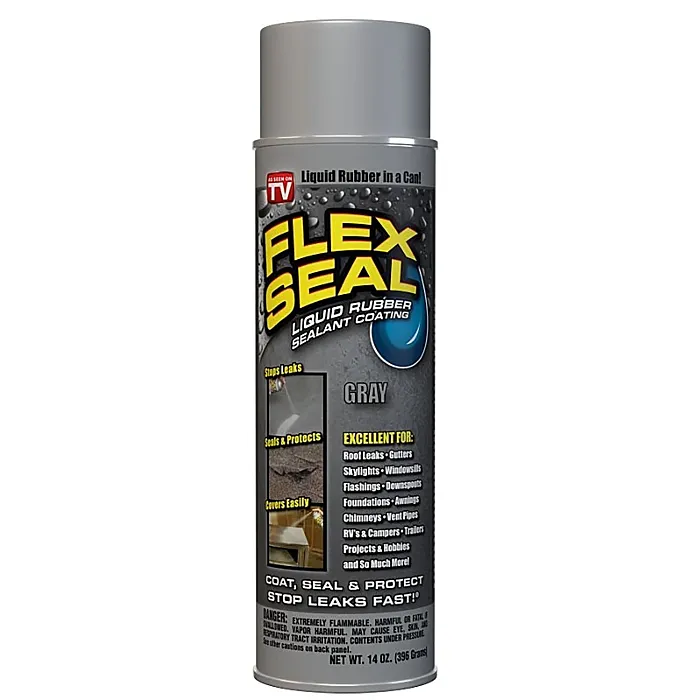 Flex Seal Rubber Spray Sealant (Gray) 14 oz