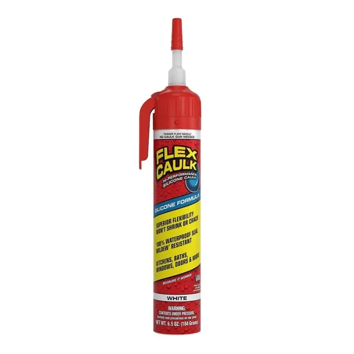 Flex Seal Flex Caulk Silicone Aerosol Can (White) 6.5 oz