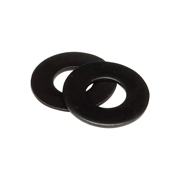 Midwest Fastener 1/4 in Black USS Flat Washer