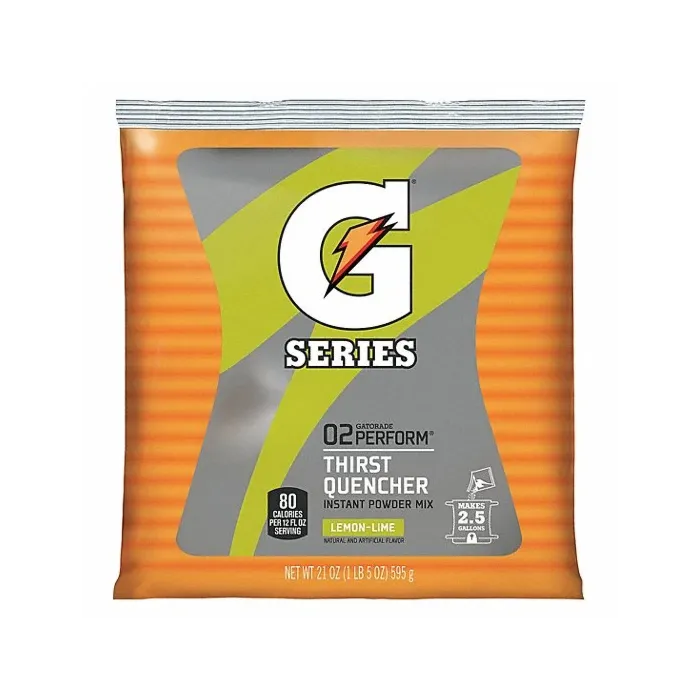 Gatorade® 03969 Lem/Lime 21 oz Pouch Thirst Quencher Instant Powder