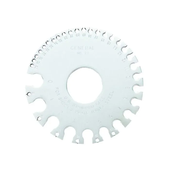 General Tools 0-36 3-1/4 in 3/32 in Sheet Metal Gauge