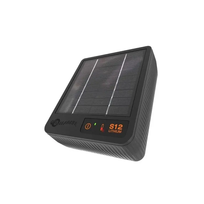 Gallagher 4 miles Fence Distance 6 V 9.2 kV Lithium Solar Fence Energizer