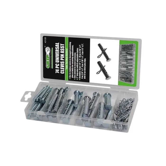 GRIP Carbon Steel 2 in Zinc Plated Universal Clevis Pin