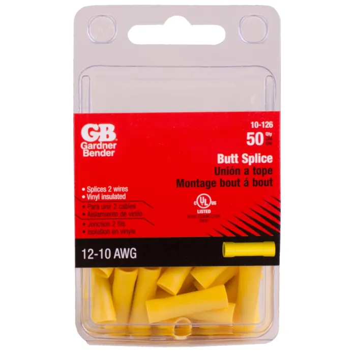 Gardner Bender #12-#10 AWG (5 mm²) Butt Splice