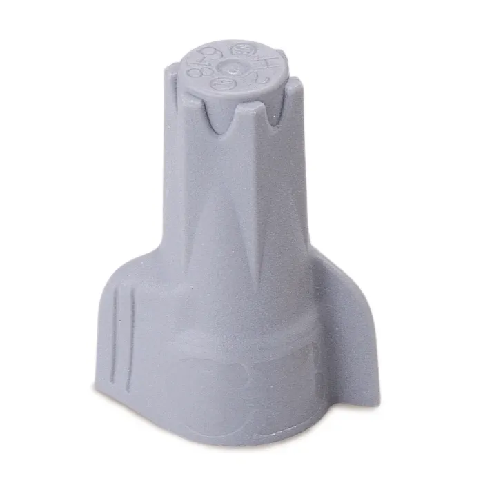 Gardner Bender Hex-Lok ULTRA, Hex Head Multi-Range Winged Twist-On Wire Connectors with Over-Torque Protection, Gray, #14-#6 AWG; 3/Card