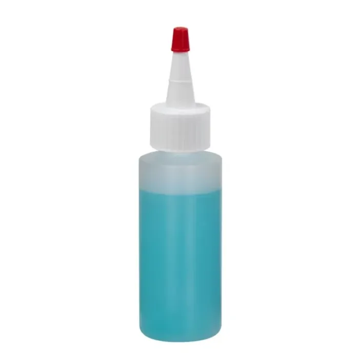 2 oz. Natural HDPE Cylindrical Bottle
