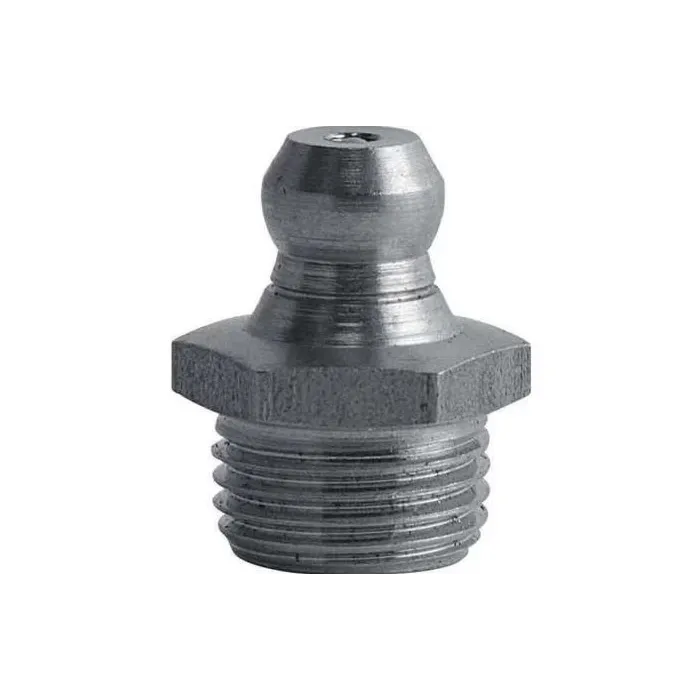 Huyett 1/8-28 BSPT 0.63 in Straight Grease Fitting