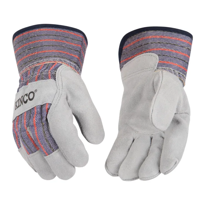 Kinco Kids' Suede Leather Palm Gloves - M