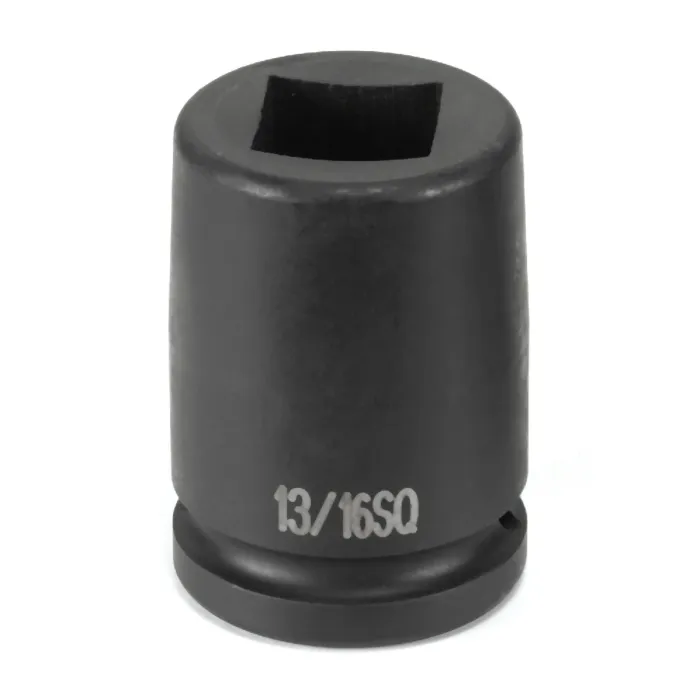Grey Pneumatic Impact Ready 3/4 in Drive 13/16 in Standard 4 point Socket