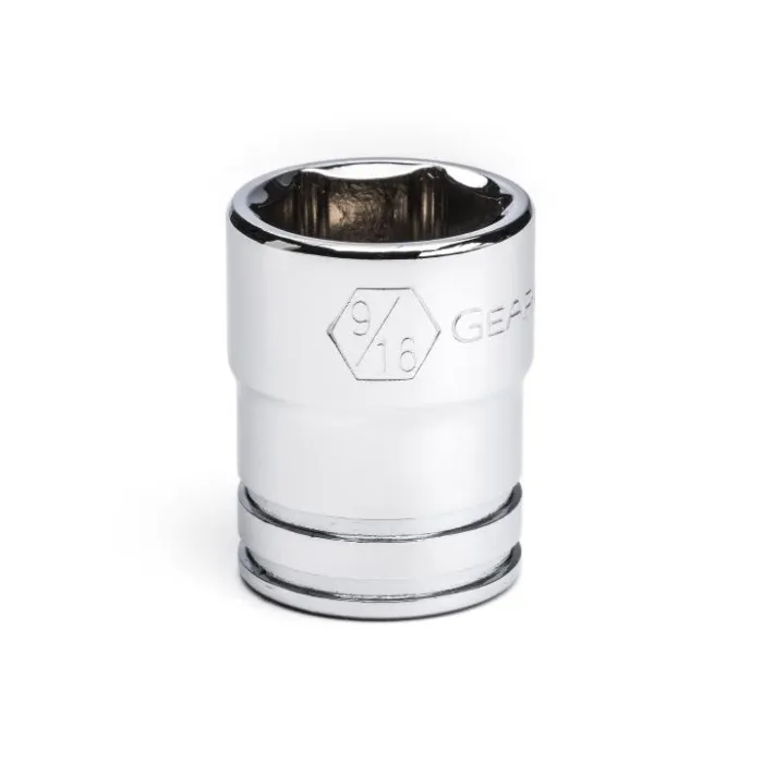 GearWrench 3/8" Drive 6 Point Standard SAE Socket 9/16"