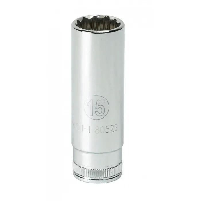 GearWrench 3/8 Drive 6 Point Deep Metric Socket 24mm