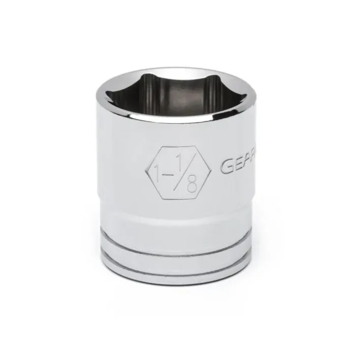 GearWrench 1/2" Drive 6 Point Standard SAE Socket 1-1/8"