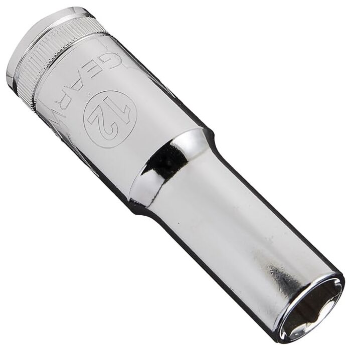 GearWrench 1/2" Drive 6 Point Deep Metric Socket 12mm