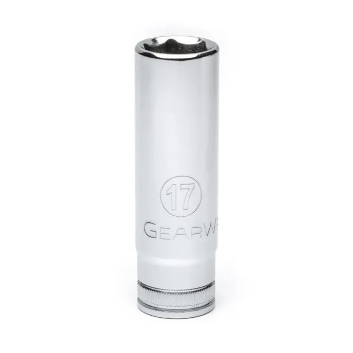 GearWrench 1/2" Drive 6 Point Deep Metric Socket 17mm