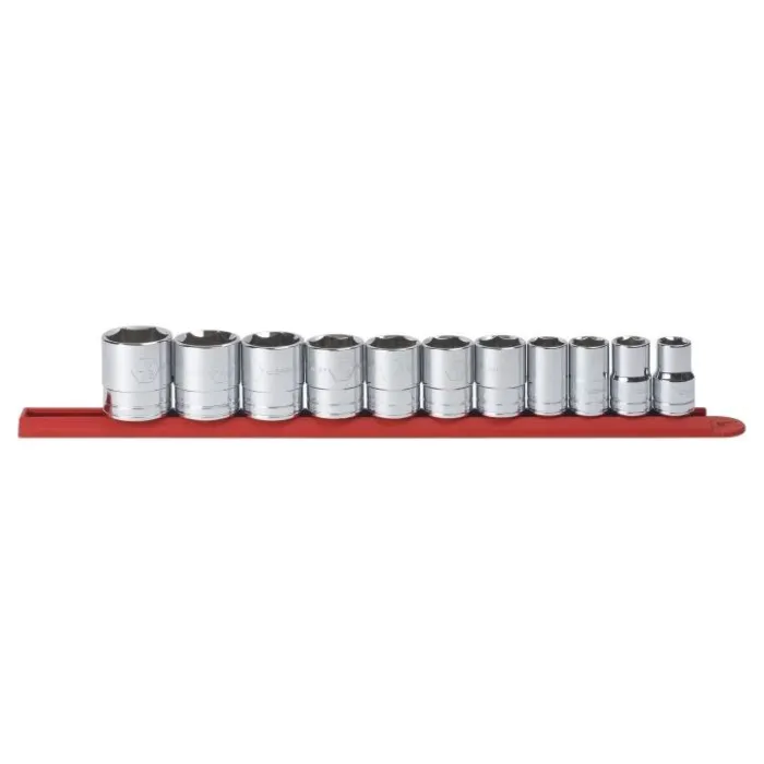 GearWrench 11 Pc. 1/2" Drive 6 Point Standard SAE Socket Set