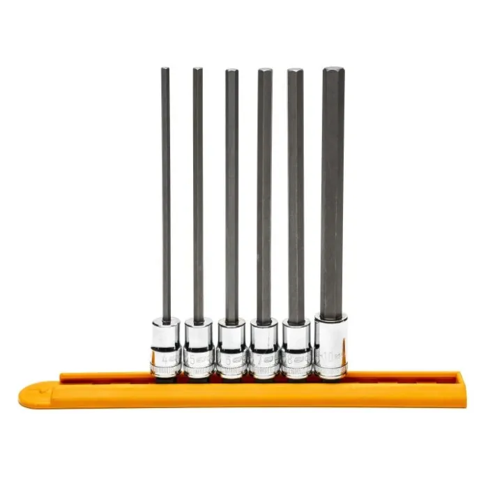 GearWrench SET LNG HEX BIT SKT 3/8DR 6PC MM