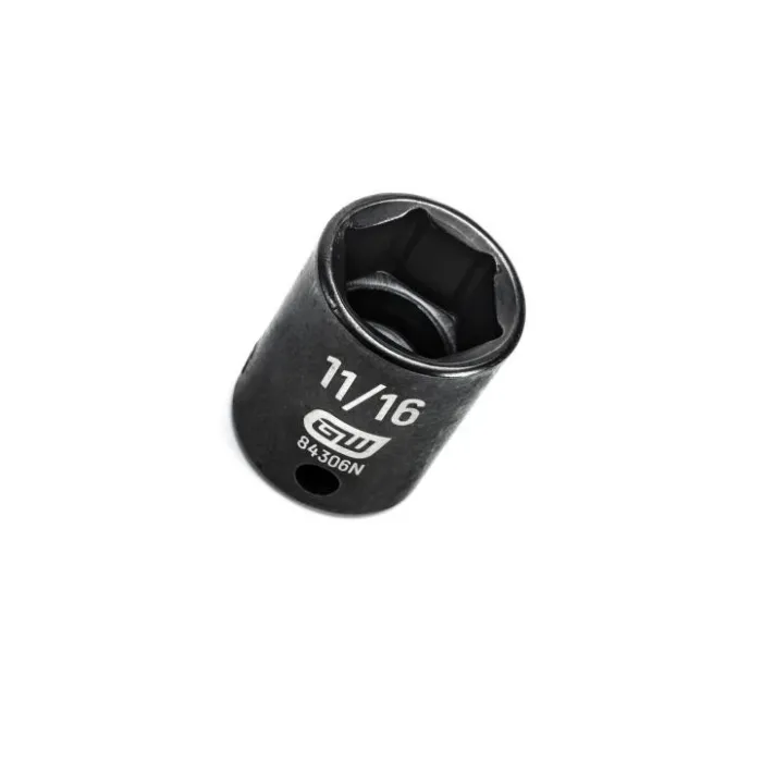 GearWrench 3/8" Drive 6 Point 11/16" Standard Impact Socket