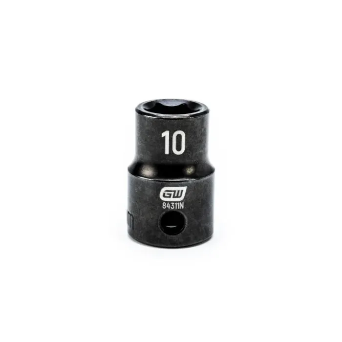 GearWrench 3/8" Drive 6 Point 10mm Standard Impact Socket