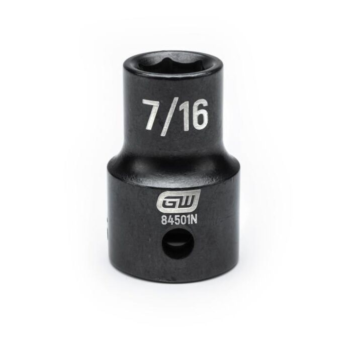 GearWrench 1/2" Drive 6 Point 7/16" Standard Impact Socket