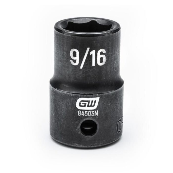 GearWrench 1/2" Drive 6 Point 9/16" Standard Impact Socket
