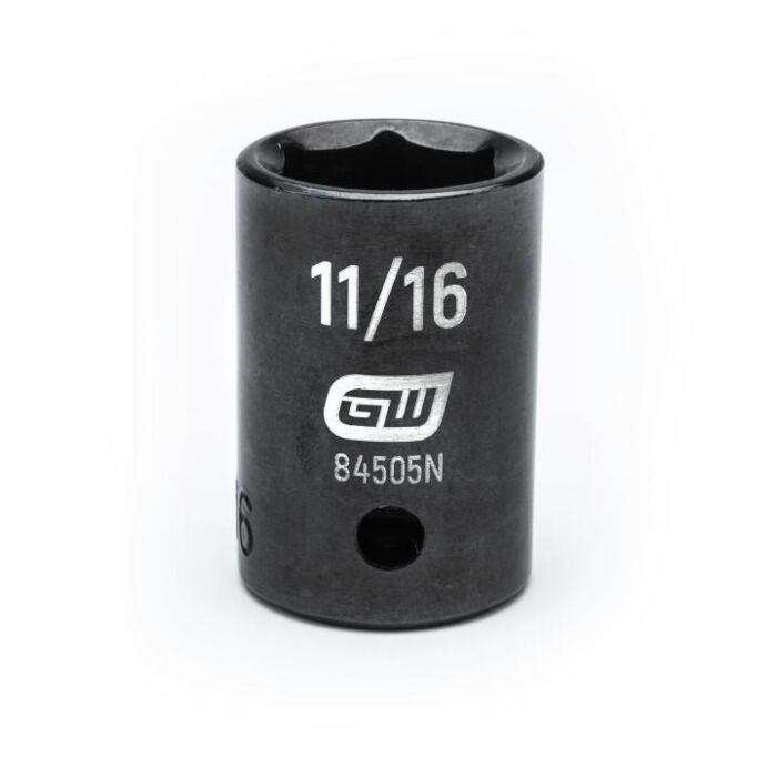 GearWrench 1/2" Drive 6 Point 11/16" Standard Impact Socket