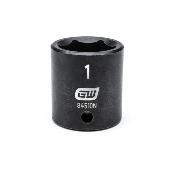 GearWrench 1/2" Drive 6 Point 1" Standard Impact Socket