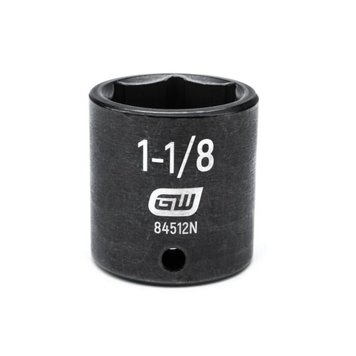 GearWrench 1/2" Drive 6 Point 1-1/8" Standard Impact Socket