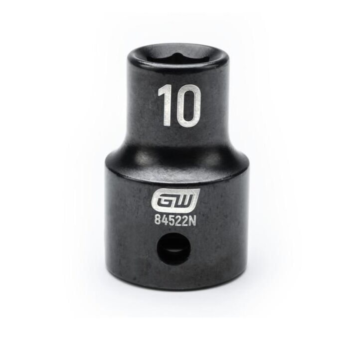 GearWrench 1/2" Drive 6 Point 10mm Standard Impact Socket