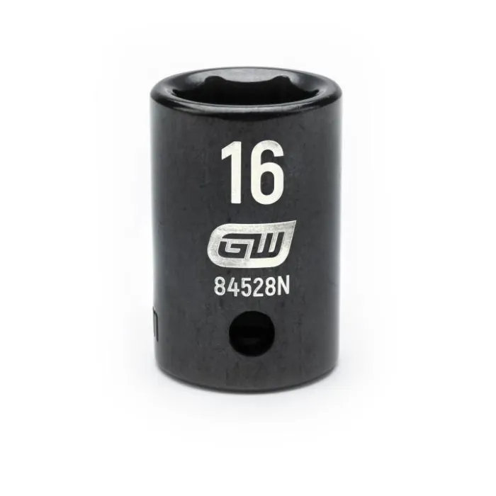GearWrench 1/2" Drive 6 Point 16mm Standard Impact Socket