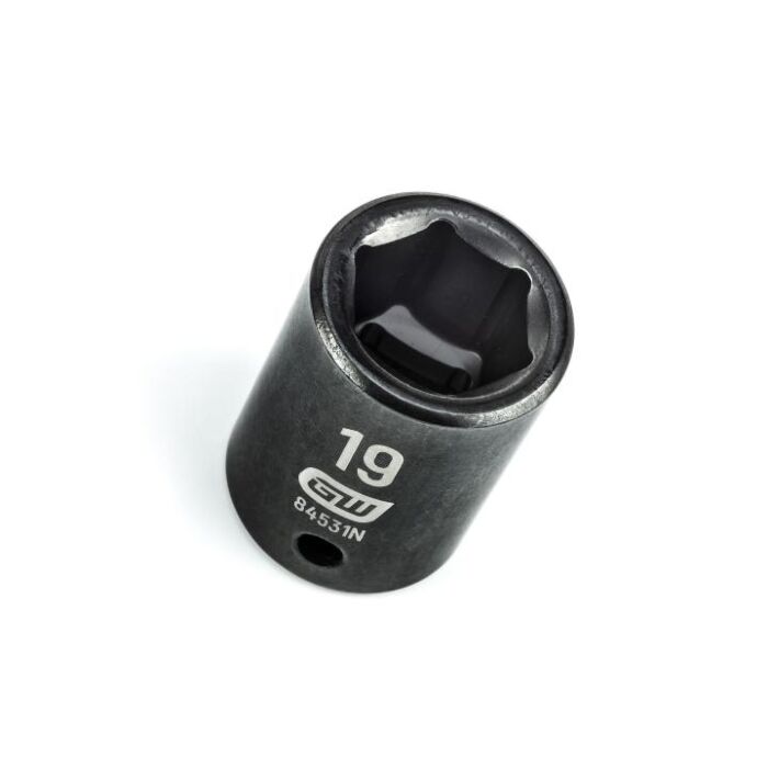 GearWrench 1/2" Drive 6 Point 19mm Standard Impact Socket