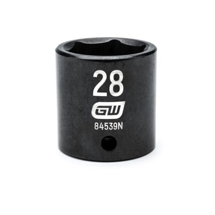 GearWrench 1/2" Drive 6 Point 28mm Standard Impact Socket