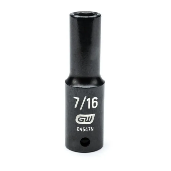 GearWrench 1/2" Drive 6 Point 7/16" Deep Impact Socket