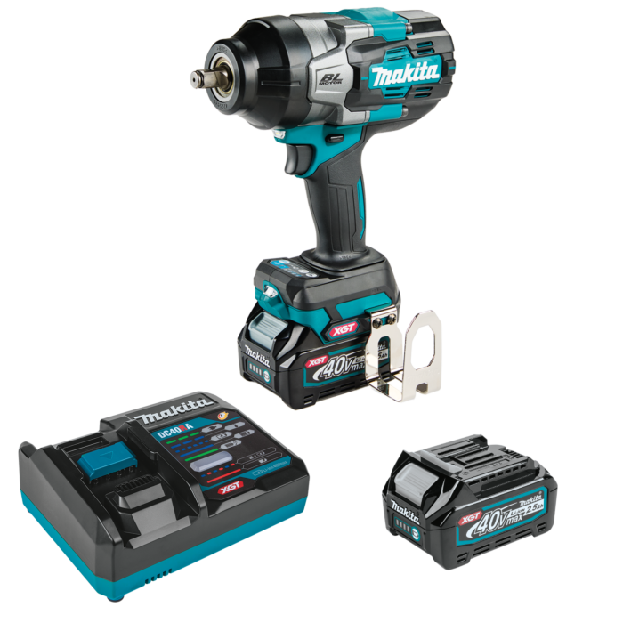 Makita 40V Max XGT 4‑Speed High‑Torque 1/2 in. Sq. Drive Impact Wrench Kit w/ Friction Ring Anvil (Kit)