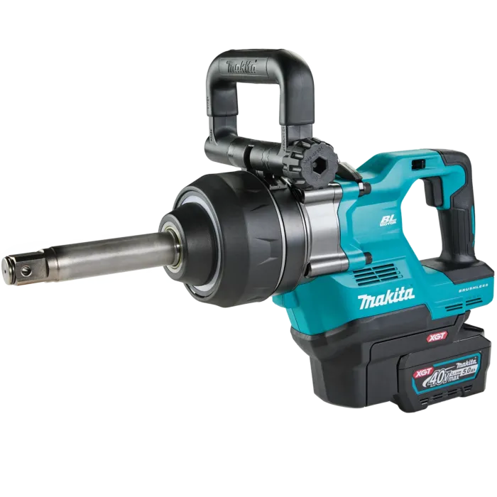 Makita 40V Max XGT Brushless Cordless 4‑Sp. High‑Torque 1" Sq. Drive D‑Handle Extended Anvil Impact Wrench Kit w/ Friction Ring
