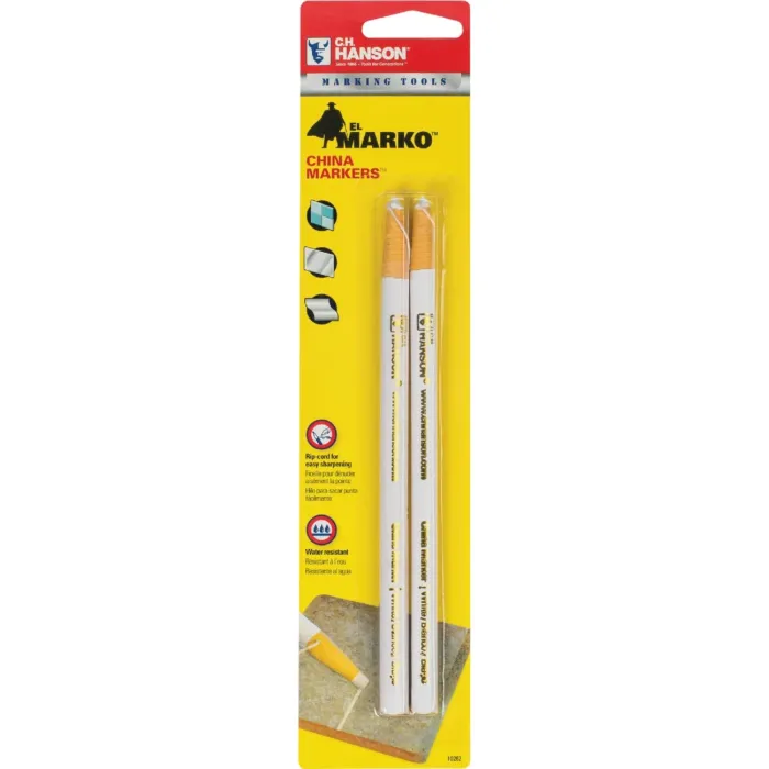 C.H. Hanson White China Marker (2-Pack)