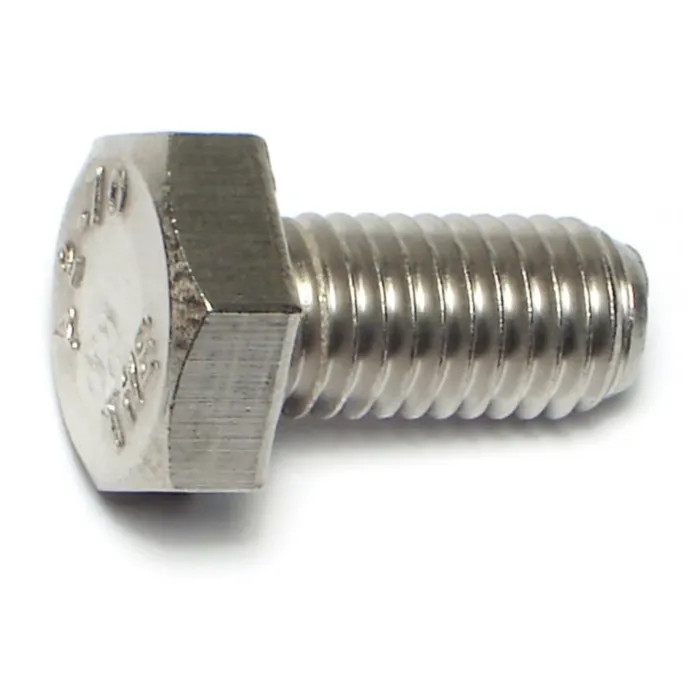 10 mm - 1.50 x 20 mm Hex Head Bolt, Coarse Thread, Stainless Steel 