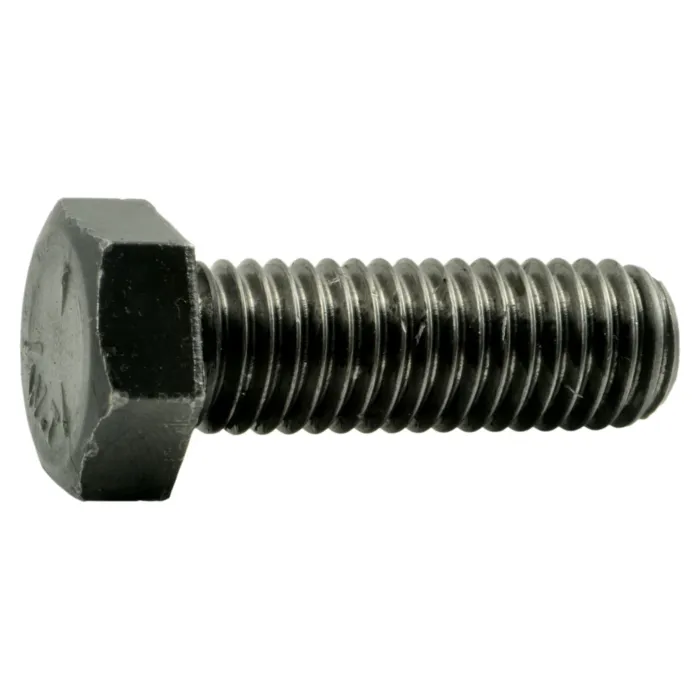 1/2"-13 x 1-1/2" Hex Head Bolt, Left-Hand Coarse Thread, Zinc 
