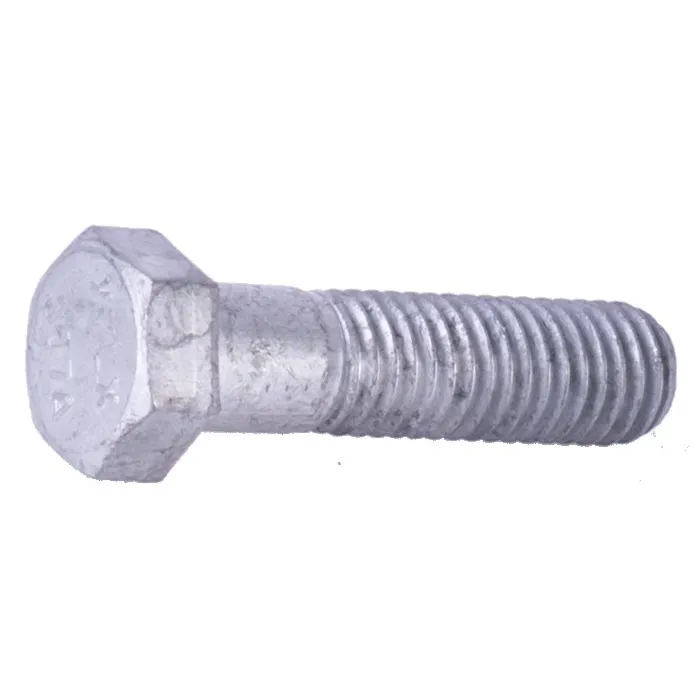 1/2"-13 x 2" Hex Head Bolt, Coarse Thread, Galvanized 