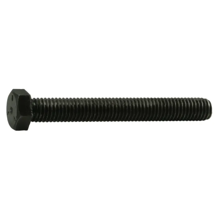 1/2"-13 x 4" Hex Head Bolt, Left Hand Coarse Thread, Zinc 
