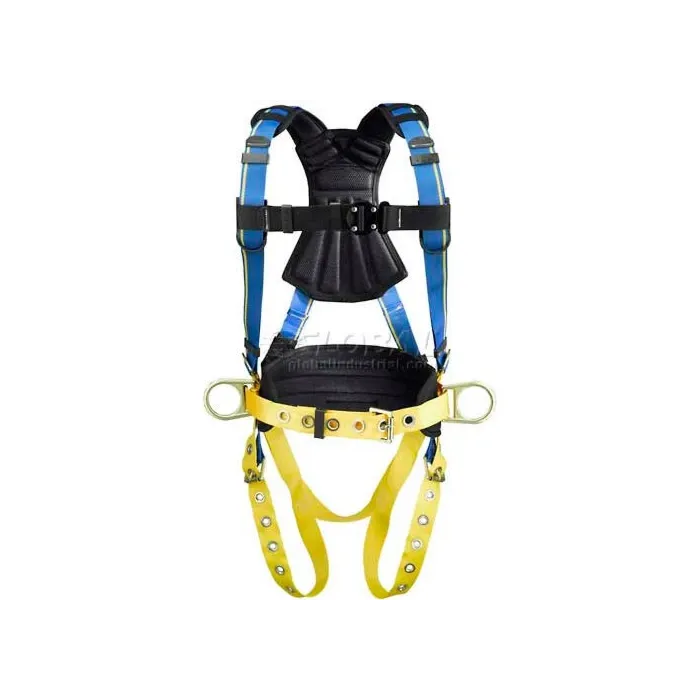 WERNER® H132104 XL 425 lb Blk/Blue/Yellow Construction Safety Harness